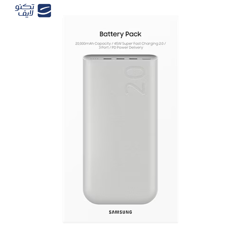 پاوربانک سامسونگ مدل Battery Pack EB-P4520 ظرفیت 20000 میلی آمپر ساعت پاوربانک سامسونگ مدل Battery Pack EB-P4520 ظرفیت 20000 میلی آمپر ساعت