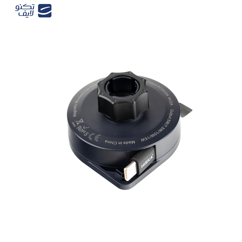 پایه نگهدارنده و شارژر وایرلس گوشی موبایل هیسکا مدل HK-2353W پایه نگهدارنده و شارژر وایرلس گوشی موبایل هیسکا مدل HK-2353W