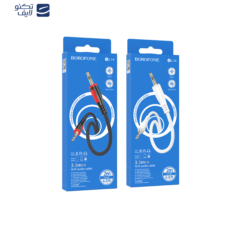 کابل AUX بروفون مدل BL14 طول 2 متر کابل AUX بروفون مدل BL14 طول 2 متر