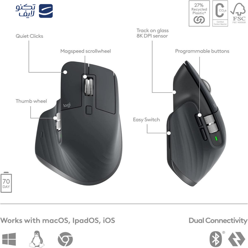 ست ماوس و کیبورد لاجیتک مدل MX KEYS COMBO for Business Gen 2 ست ماوس و کیبورد لاجیتک مدل MX KEYS COMBO for Business Gen 2