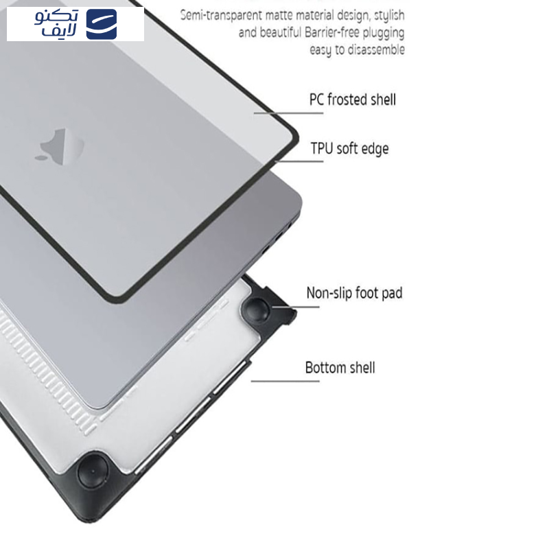 کاور محافظ کوتتسی مدل 11001مناسب برای مک بوک پرو 13 اینچی کاور محافظ کوتتسی مدل 11001مناسب برای مک بوک پرو 13 اینچی