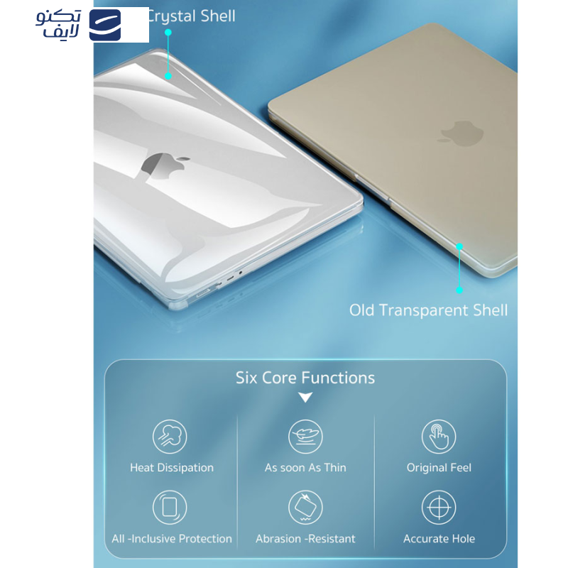 کاور محافظ کوتسی مدل 11026 مناسب برای مک بوک ایر 15.3 اینچ A2941 کاور محافظ کوتسی مدل 11026 مناسب برای مک بوک ایر 15.3 اینچ A2941