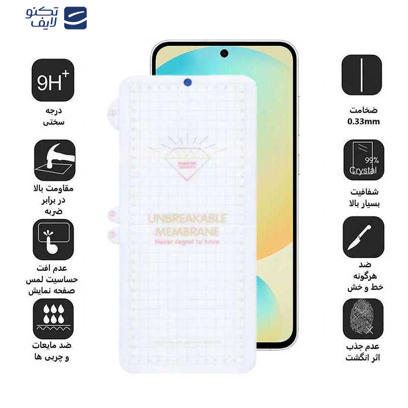 محافظ صفحه نمایش بوف مدل Hydrogel مناسب برای گوشی موبایل سامسونگ Galaxy S24 FE/ A55 / A35 محافظ صفحه نمایش بوف مدل Hydrogel مناسب برای گوشی موبایل سامسونگ Galaxy S24 FE/ A55 / A35