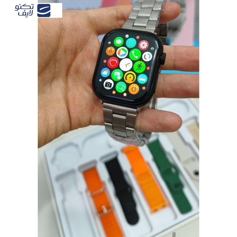 ساعت هوشمند مدل WS 86 MAX دارای قابلیت کنترل سطح اکسیژن خون با بند فلزی ساعت هوشمند مدل WS 86 MAX دارای قابلیت کنترل سطح اکسیژن خون با بند فلزی