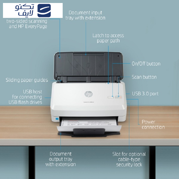 اسکنر اچپی مدل ScanJet Pro 3000 s4 اسکنر اچپی مدل ScanJet Pro 3000 s4