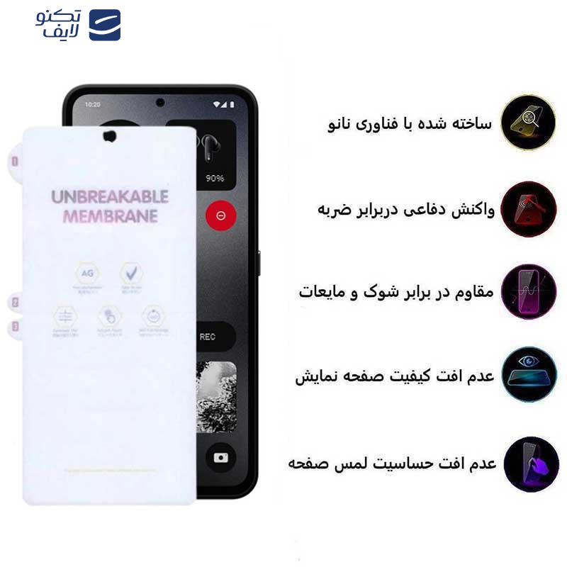 محافظ صفحه نمایش مات بوف مدل Hydrogel-Matte-G مناسب برای گوشی موبایل ناتینگ فون CMF 1 محافظ صفحه نمایش مات بوف مدل Hydrogel-Matte-G مناسب برای گوشی موبایل ناتینگ فون CMF 1