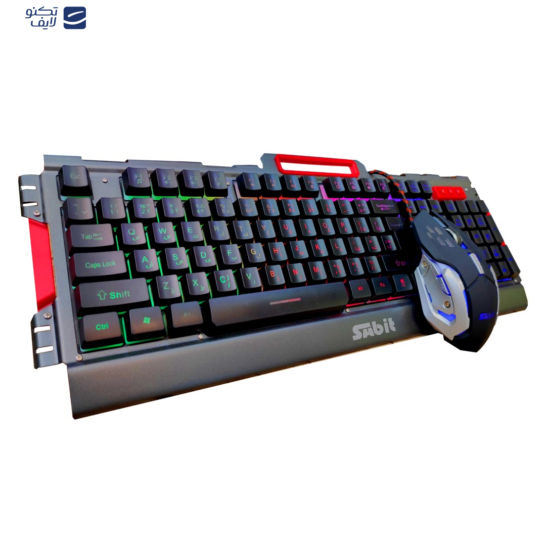 کیبورد و ماوس مخصوص بازی سابیت مدل GMK-5010  کیبورد و ماوس مخصوص بازی سابیت مدل GMK-5010