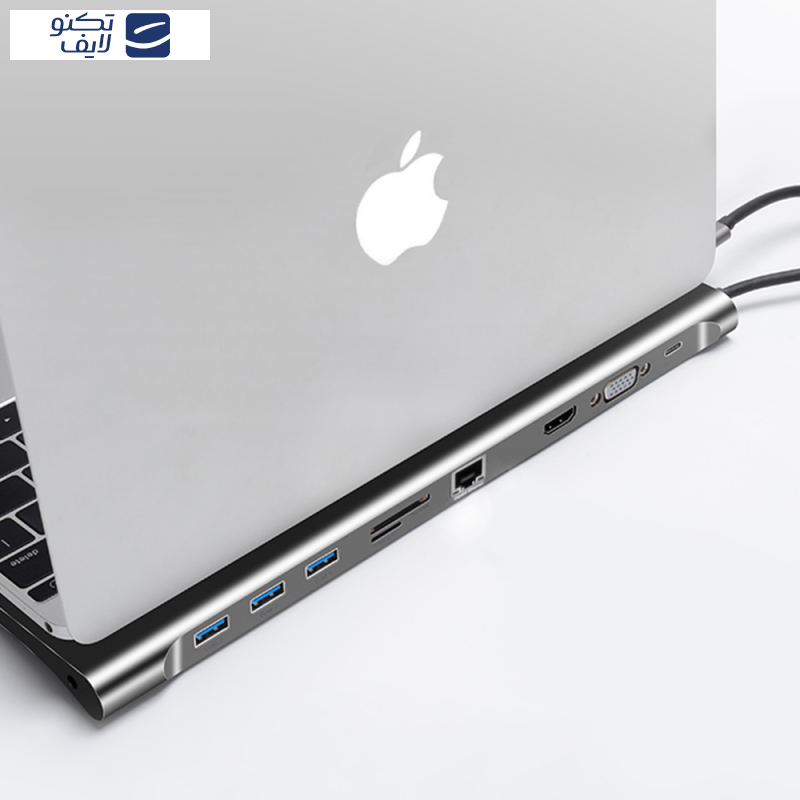 هاب 10 پورت USB-C جی سی پال مدل JCP6204 هاب 10 پورت USB-C جی سی پال مدل JCP6204