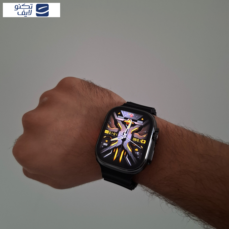 ساعت هوشمند ویرفیت مدل HK10 ultra3، سایز۴۹، دارای قابلیت های کنترل موسیقی، شمارنده ضربان قلب، گام شمار، قابلیت مکالمه مستقیم، پشتیبانی از زبان فارسی، بند سیلیکون ساعت هوشمند ویرفیت مدل HK10 ultra3، سایز۴۹، دارای قابلیت های کنترل موسیقی، شمارنده ضربان قلب، گام شمار، قابلیت مکالمه مستقیم، پشتیبانی از زبان فارسی، بند سیلیکون