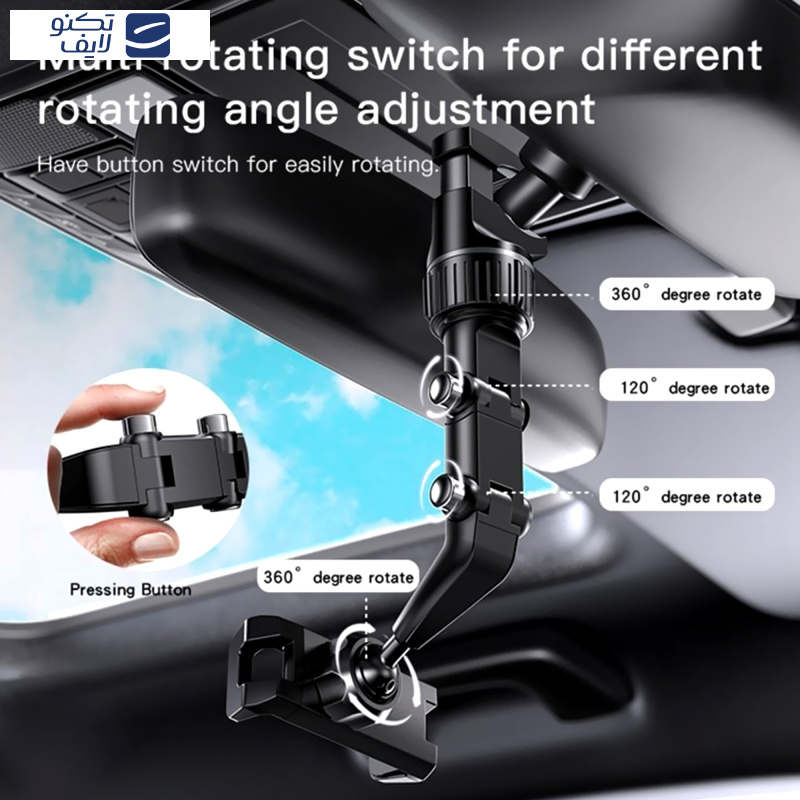 پایه نگهدارنده گوشی موبایل یسیدو مدل c192 پایه نگهدارنده گوشی موبایل یسیدو مدل c192