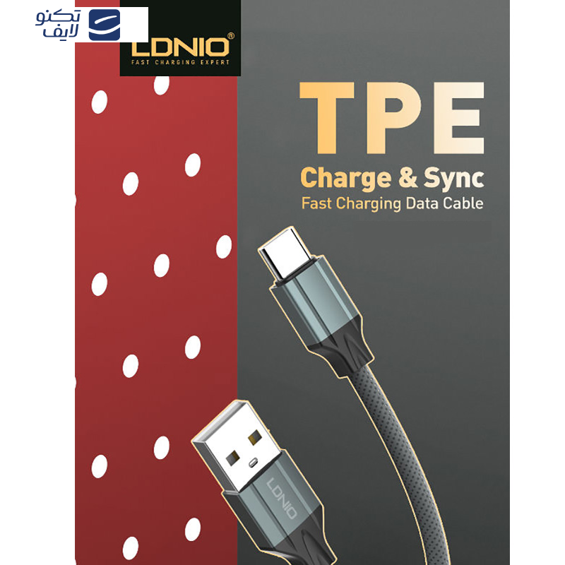 کابل تبدیل USB به microUSB الدینیو مدل LS441  طول 1 متر کابل تبدیل USB به microUSB الدینیو مدل LS441  طول 1 متر