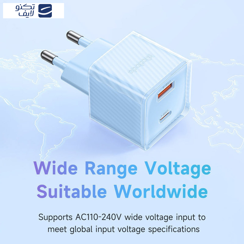 شارژر دیواری 33 وات مک دودو مدل CH-415 شارژر دیواری 33 وات مک دودو مدل CH-415