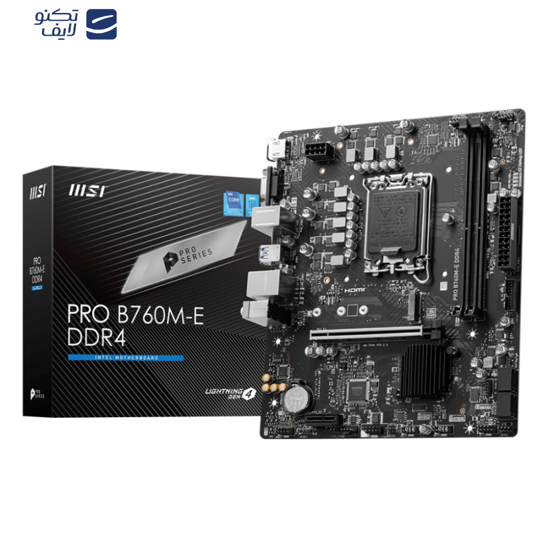 مادربرد ام اس آی مدل PRO B760M-E DDR4