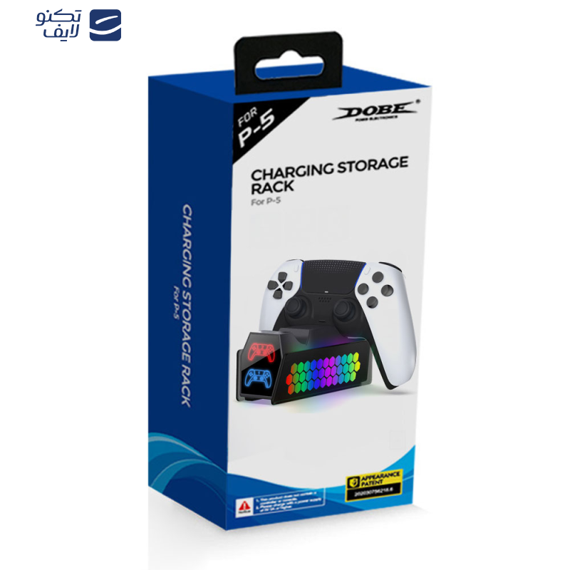 پایه شارژر دسته پلی استیشن 5 دابی مدل DOBE TP5-3571 RGB