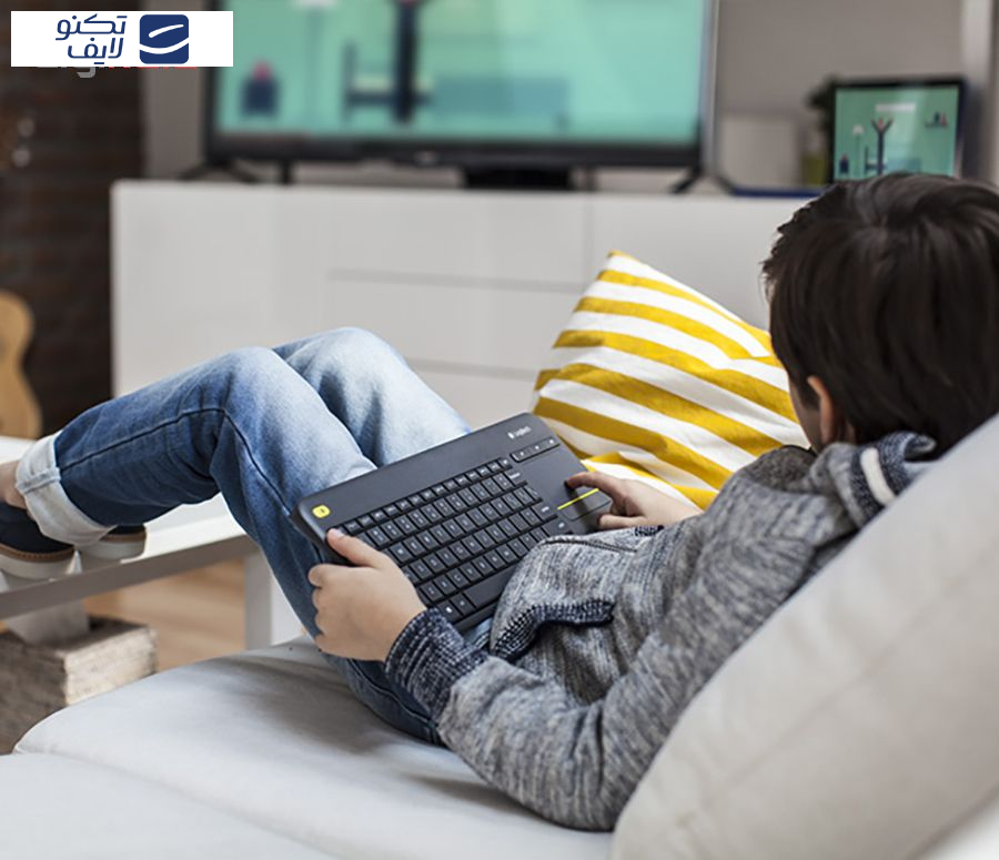 کیبورد بی سیم لاجیتک مدل K400 Plus کیبورد بی سیم لاجیتک مدل K400 Plus