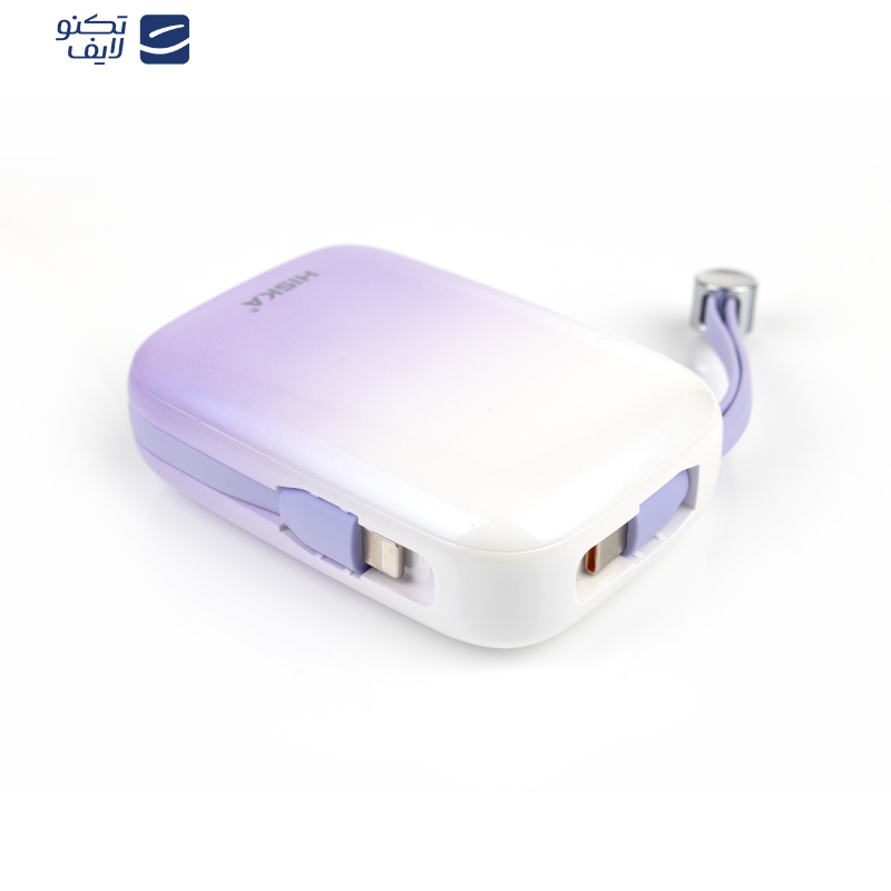 پاوربانک هیسکا مدل HP-125PD ظرفیت 10000 میلی آمپر ساعت  پاوربانک هیسکا مدل HP-125PD ظرفیت 10000 میلی آمپر ساعت