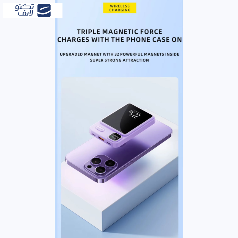 پاوربانک بنیوس مدل BE-PB06 ظرفیت 10000 میلی آمپر ساعت پاوربانک بنیوس مدل BE-PB06 ظرفیت 10000 میلی آمپر ساعت