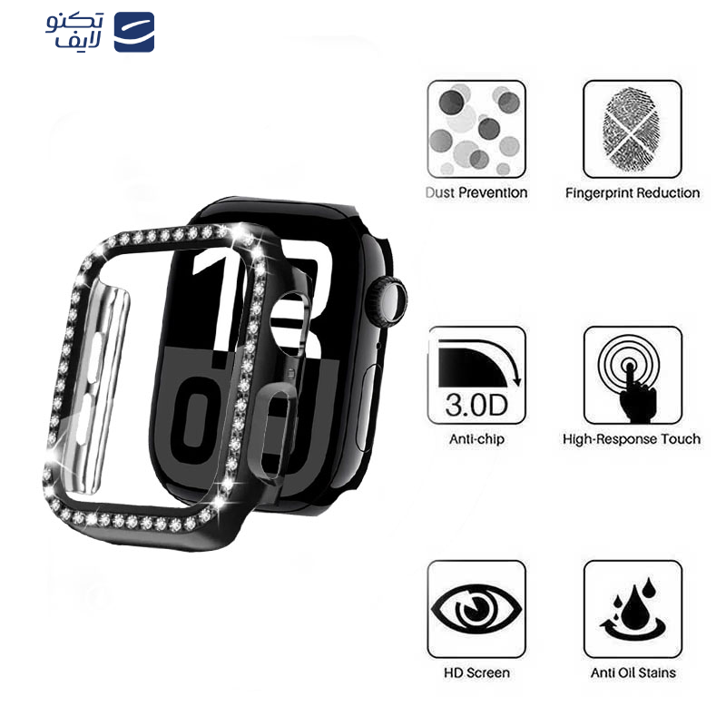 کاور اپیکوی مدل Diamond Cover Apple Watch مناسب برای اپل واچ سری 10 سایز 46 میلی متری   کاور اپیکوی مدل Diamond Cover Apple Watch مناسب برای اپل واچ سری 10 سایز 46 میلی متری