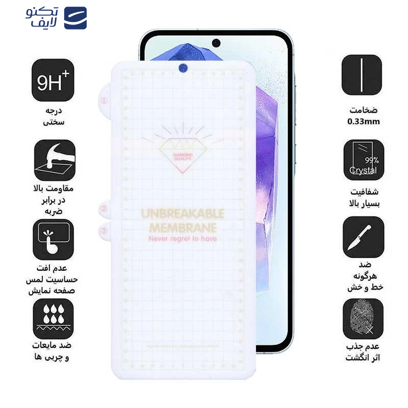 محافظ صفحه نمایش اپیکوی مدل Hydrogel مناسب برای گوشی موبایل سامسونگ Galaxy A55 / A35/Nova8/9 محافظ صفحه نمایش اپیکوی مدل Hydrogel مناسب برای گوشی موبایل سامسونگ Galaxy A55 / A35/Nova8/9