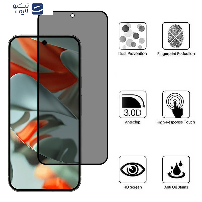 محافظ صفحه نمایش حریم شخصی اپیکوی مدل Privacy مناسب برای گوشی موبایل گوگل Pixel 9 Pro XL  محافظ صفحه نمایش حریم شخصی اپیکوی مدل Privacy مناسب برای گوشی موبایل گوگل Pixel 9 Pro XL