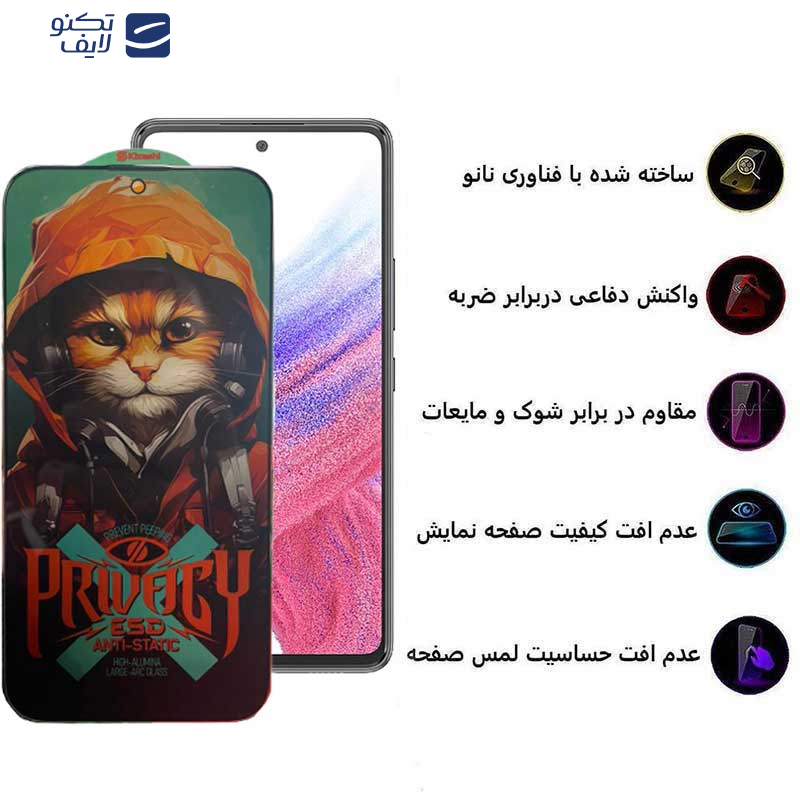 محافظ صفحه نمایش اپیکوی مدل Hoodie Cat مناسب برای گوشی موبایل سامسونگ Galaxy A53 5G/A52s 5G/A52 5G/A51 محافظ صفحه نمایش اپیکوی مدل Hoodie Cat مناسب برای گوشی موبایل سامسونگ Galaxy A53 5G/A52s 5G/A52 5G/A51