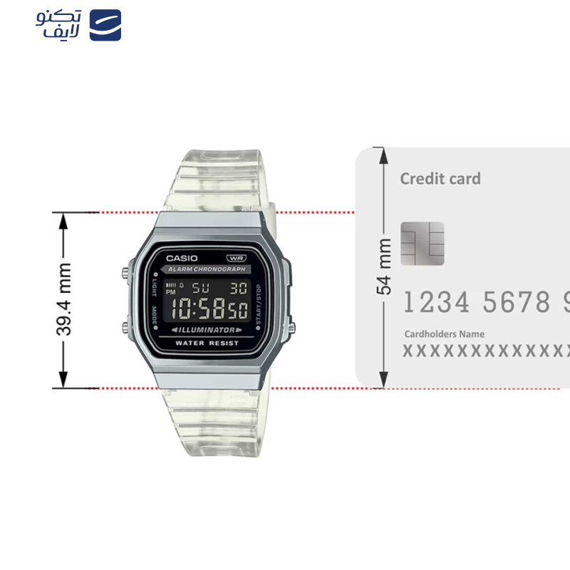 ساعت مچی دیجیتال کاسیو مدل A168XES-1BDF ساعت مچی دیجیتال کاسیو مدل A168XES-1BDF