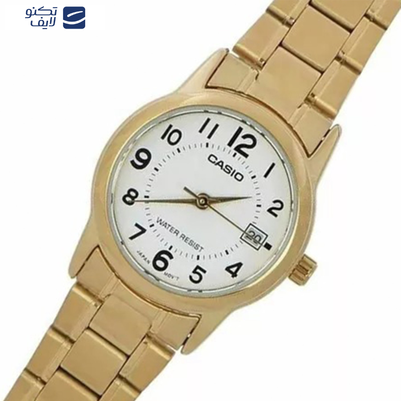 ساعت مچی عقربه ای زنانه کاسیو مدل LTP-V002G-7BUDF ساعت مچی عقربه ای زنانه کاسیو مدل LTP-V002G-7BUDF