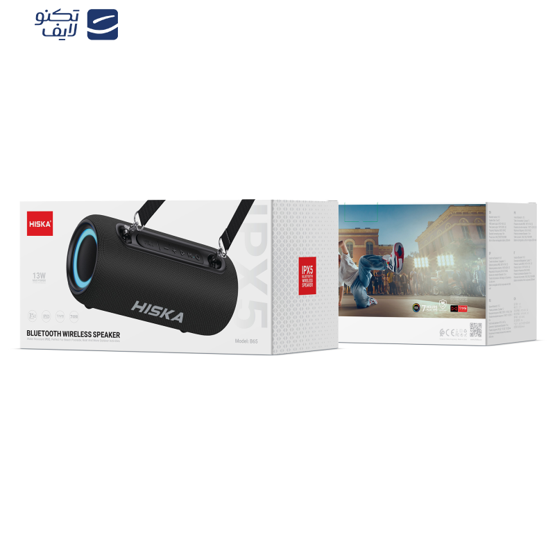 اسپیکر بلوتوثی قابل حمل هیسکا مدل B65 اسپیکر بلوتوثی قابل حمل هیسکا مدل B65