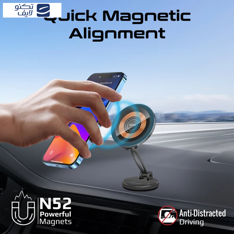 شارژر بی سیم پرومیت مدل MAGNUS2-QI شارژر بی سیم پرومیت مدل MAGNUS2-QI