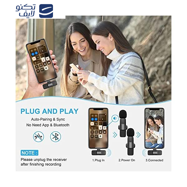 ست میکروفن یقه ای بیسیم مدل K9 Dual Lightning ست میکروفن یقه ای بیسیم مدل K9 Dual Lightning