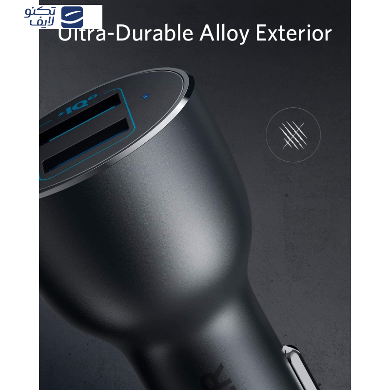 شارژر فندکی 36 وات انکر مدل PowerDrive 3 A2729 شارژر فندکی 36 وات انکر مدل PowerDrive 3 A2729