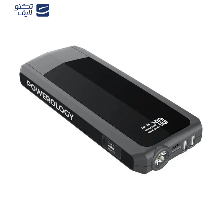 جامپ استارتر و پاوربانک پاورولوجی مدل PPBCHA29 16000mAh PD18W QC3.0 1200A جامپ استارتر و پاوربانک پاورولوجی مدل PPBCHA29 16000mAh PD18W QC3.0 1200A