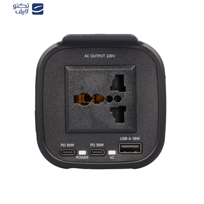 مبدل برق خودرو پاورولوجی مدل POWER INVERTER 150W P150INVBK مبدل برق خودرو پاورولوجی مدل POWER INVERTER 150W P150INVBK