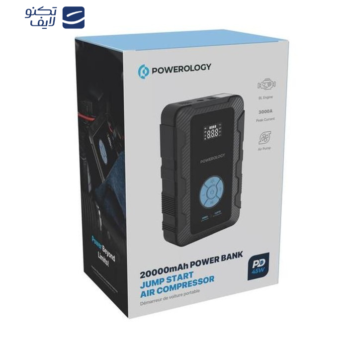 پاوربانک پاورلوژی مدل PPBCHA43 ظرفیت 20000 میلی آمپر ساعت پاوربانک پاورلوژی مدل PPBCHA43 ظرفیت 20000 میلی آمپر ساعت