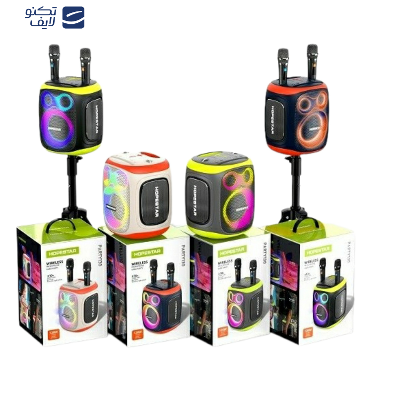 اسپیکر بلوتوثی قابل حمل هوپ استار مدل party 130 اسپیکر بلوتوثی قابل حمل هوپ استار مدل party 130