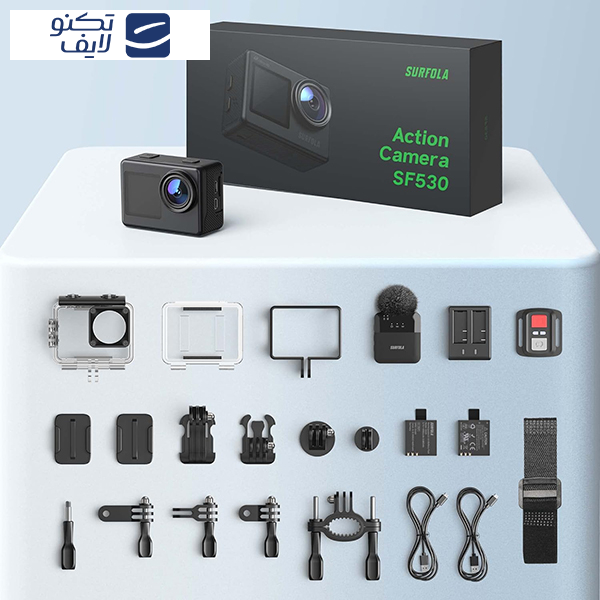 دوربین فیلم برداری ورزشی سورفولا مدل SF530 دوربین فیلم برداری ورزشی سورفولا مدل SF530
