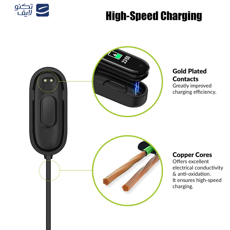 کابل شارژ مسیر مدل M-Chrge مناسب برای ساعت هوشمند شیائومی Mi Band 4 کابل شارژ مسیر مدل M-Chrge مناسب برای ساعت هوشمند شیائومی Mi Band 4