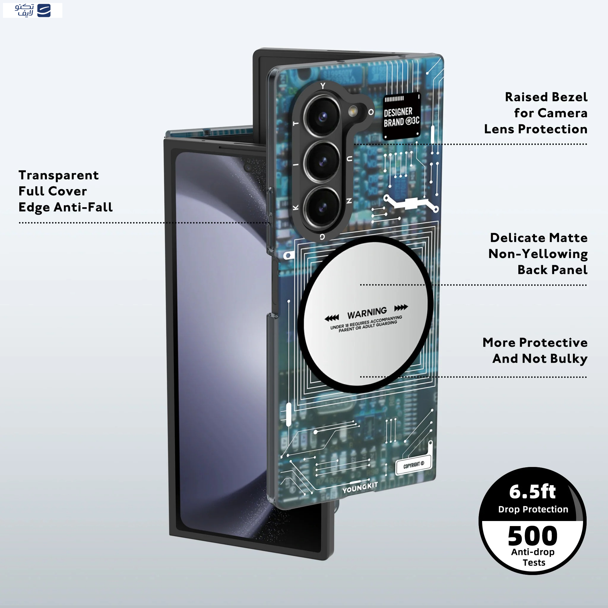 کاور یانگ کیت مدل Technology Magnetic 018 مناسب برای گوشی موبایل سامسونگ Galaxy Z Fold 6 کاور یانگ کیت مدل Technology Magnetic 018 مناسب برای گوشی موبایل سامسونگ Galaxy Z Fold 6