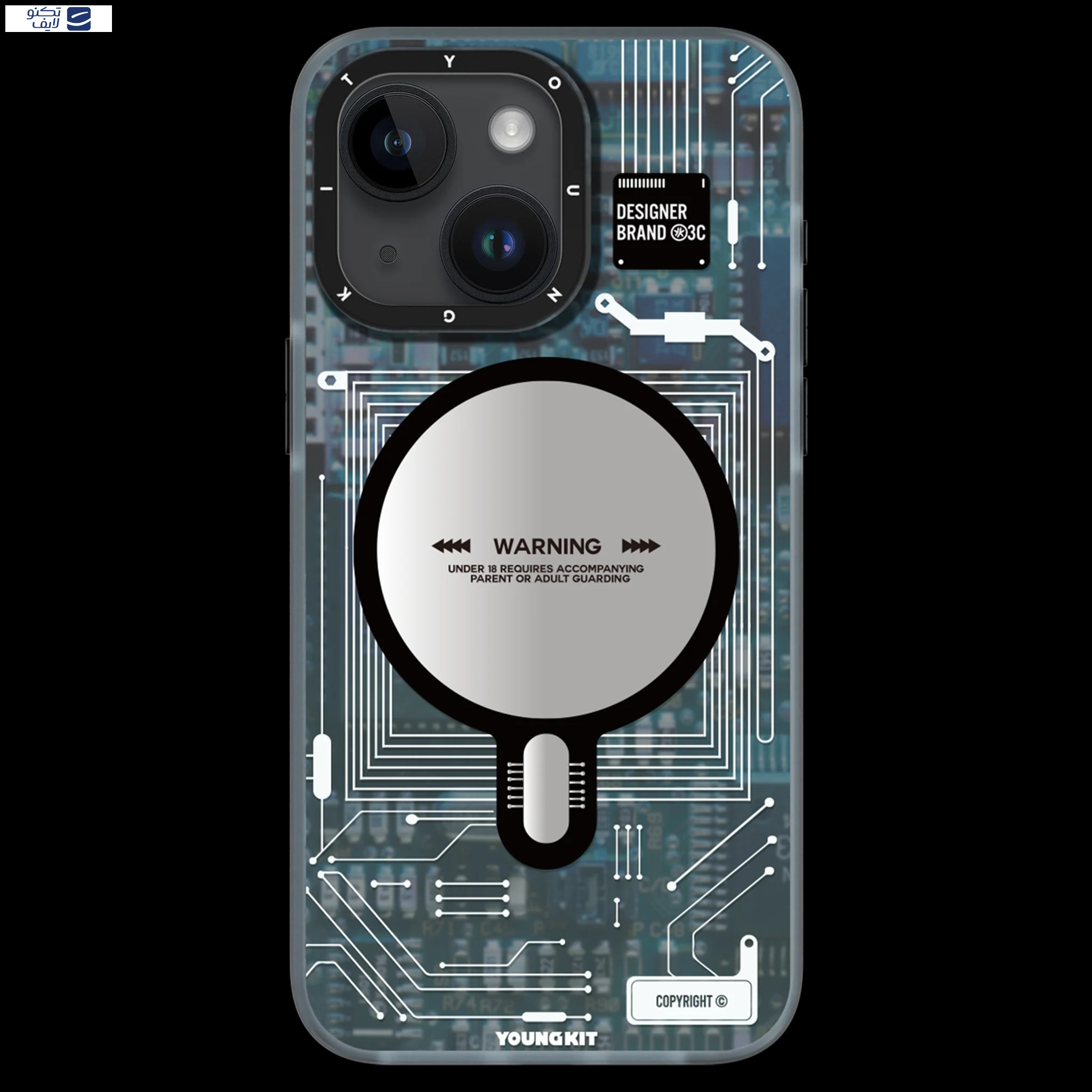 کاور یانگ کیت مدل Technology Magnetic 018 مناسب برای گوشی موبایل اپل iPhone 16  کاور یانگ کیت مدل Technology Magnetic 018 مناسب برای گوشی موبایل اپل iPhone 16