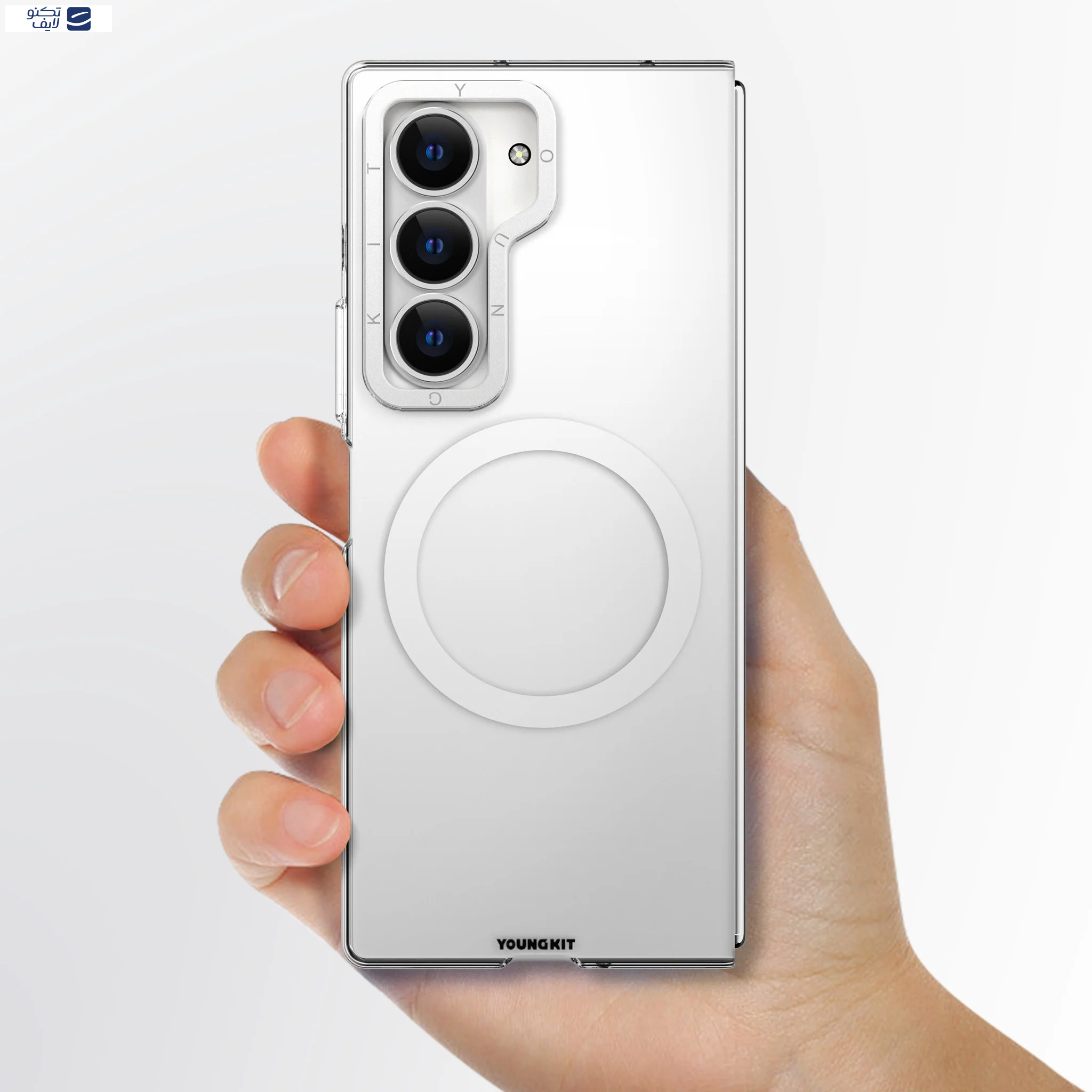 کاور یانگ کیت مدل Crystal Shield Magsafe002 مناسب برای گوشی موبایل سامسونگ Galaxy Z Fold 6  کاور یانگ کیت مدل Crystal Shield Magsafe002 مناسب برای گوشی موبایل سامسونگ Galaxy Z Fold 6