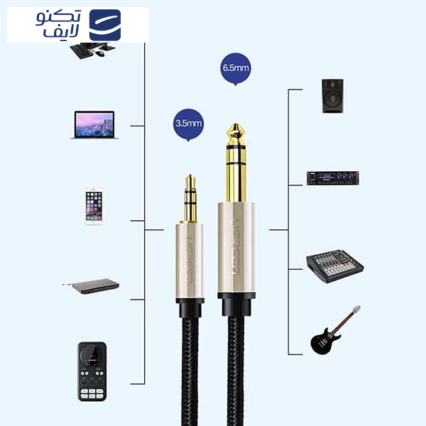 کابل AUX یوگرین مدل AV127-10630 طول 5 متر کابل AUX یوگرین مدل AV127-10630 طول 5 متر