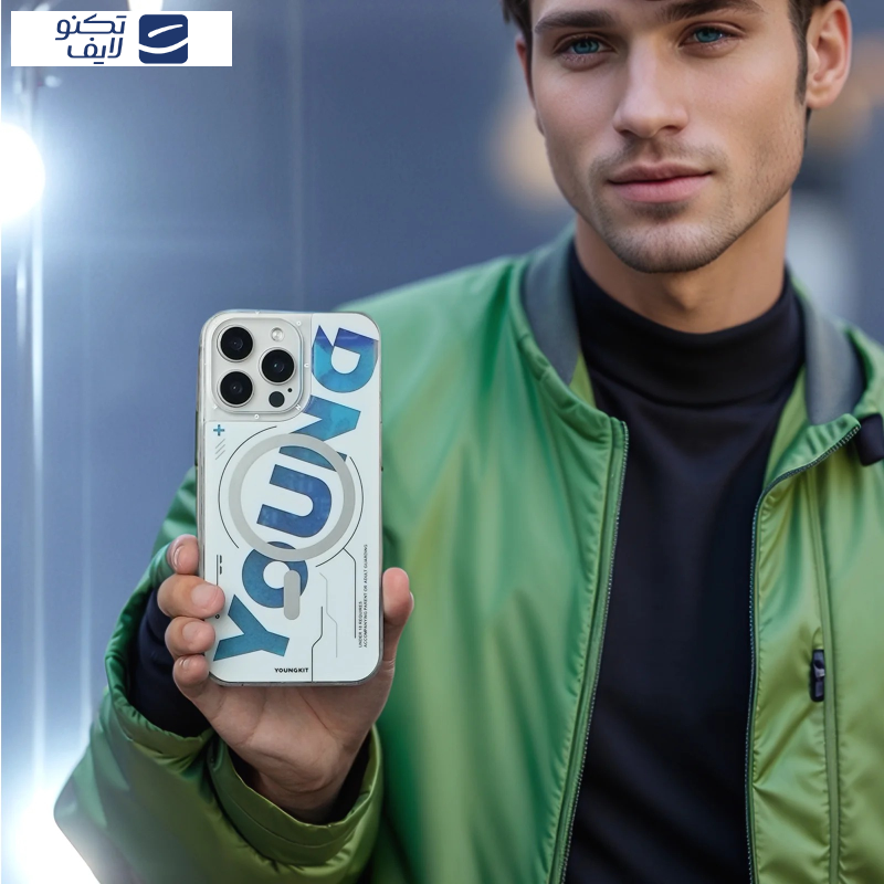 کاور یانگ کیت مدل Futuristic Magsafe 002 مناسب برای گوشی موبایل اپل iPhone 16 Pro Max  کاور یانگ کیت مدل Futuristic Magsafe 002 مناسب برای گوشی موبایل اپل iPhone 16 Pro Max