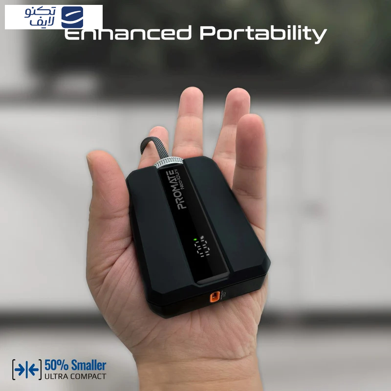 پاوربانک پرومیت مدل NEO-10UNI.BLK  ظرفیت 10000 میلیآمپرساعت پاوربانک پرومیت مدل NEO-10UNI.BLK  ظرفیت 10000 میلیآمپرساعت