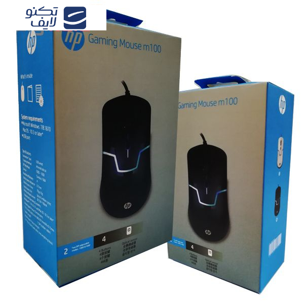 ماوس مخصوص بازی اچ پی مدل m100 ماوس مخصوص بازی اچ پی مدل m100