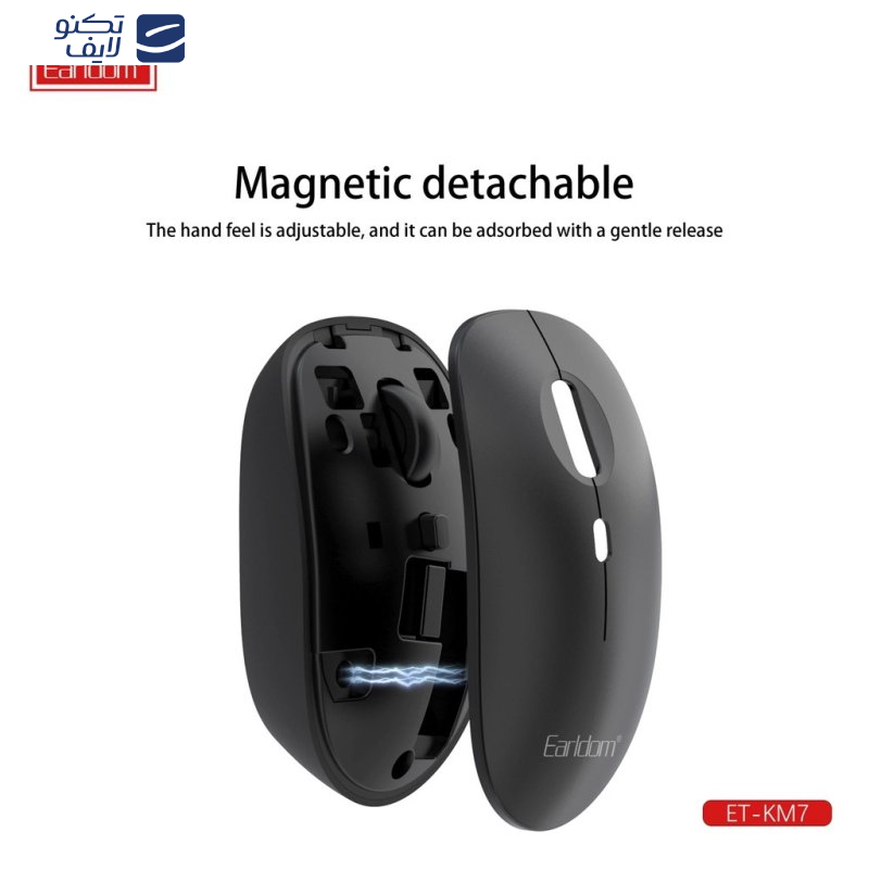 ماوس بی سیم مخصوص بازی ارلدام مدل KM6 ماوس بی سیم مخصوص بازی ارلدام مدل KM6