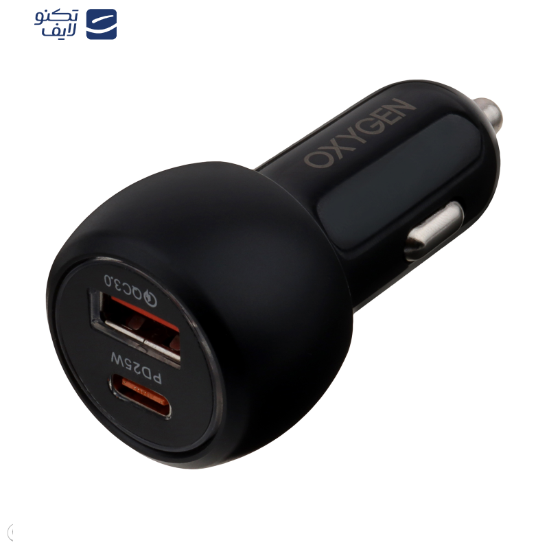 شارژر فندکی 45 وات اکسیژن مدل AC-15 شارژر فندکی 45 وات اکسیژن مدل AC-15