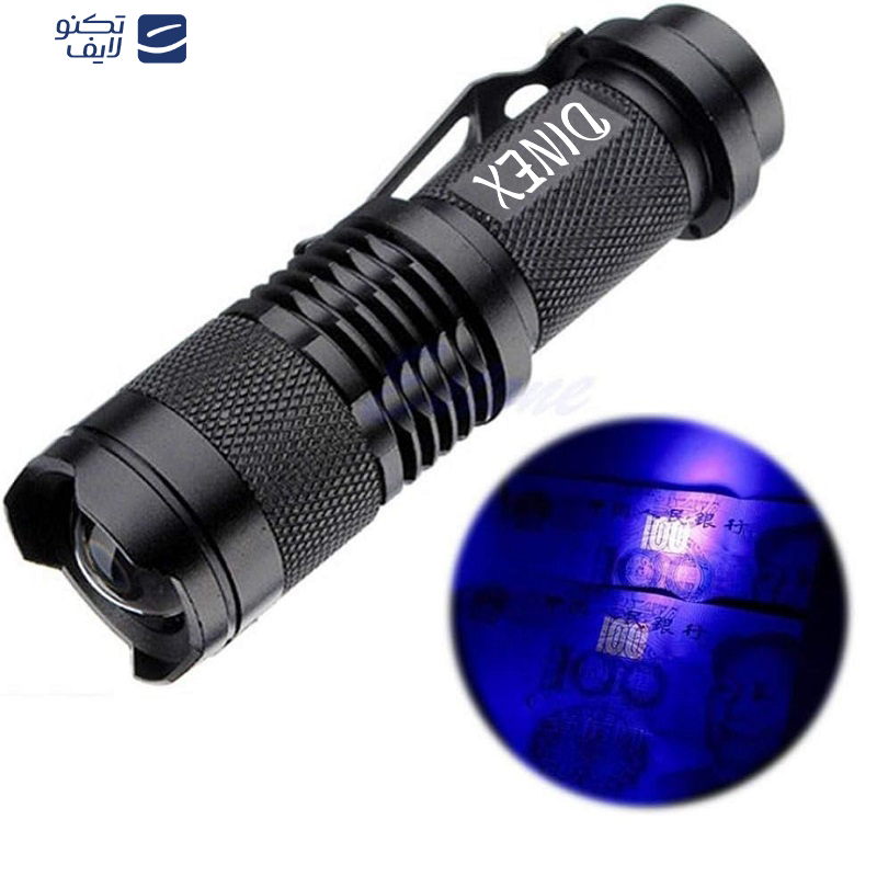 چراغ قوه دستی مدل UV دینکس DX-104