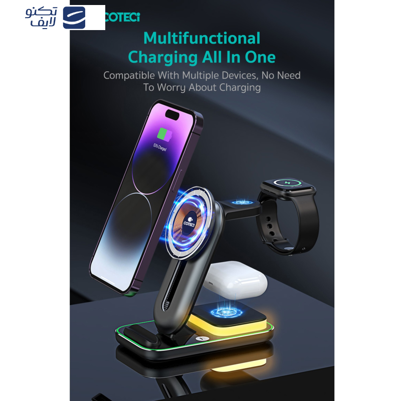 شارژر بی سیم کوتتسی مدل BS-003 شارژر بی سیم کوتتسی مدل BS-003