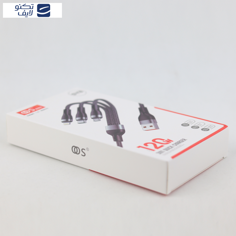 کابل تبدیل USB به لایتنینگ / USB-C / micro USB مدل SY8 طول 1.2 متر کابل تبدیل USB به لایتنینگ / USB-C / micro USB مدل SY8 طول 1.2 متر