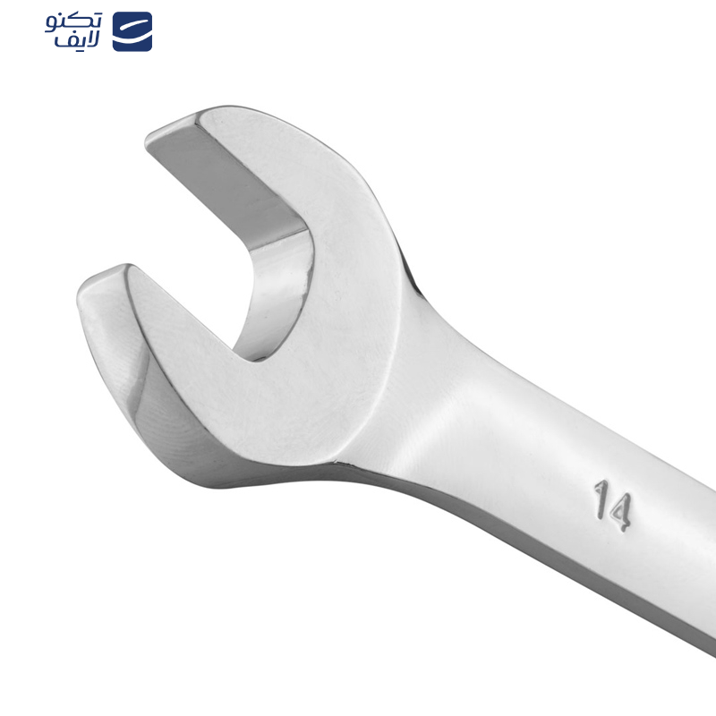 آچار یکسر تخت یک سر جغجغه رونیکس مدل RH-2164 سایز ۱۴ آچار یکسر تخت یک سر جغجغه رونیکس مدل RH-2164 سایز ۱۴